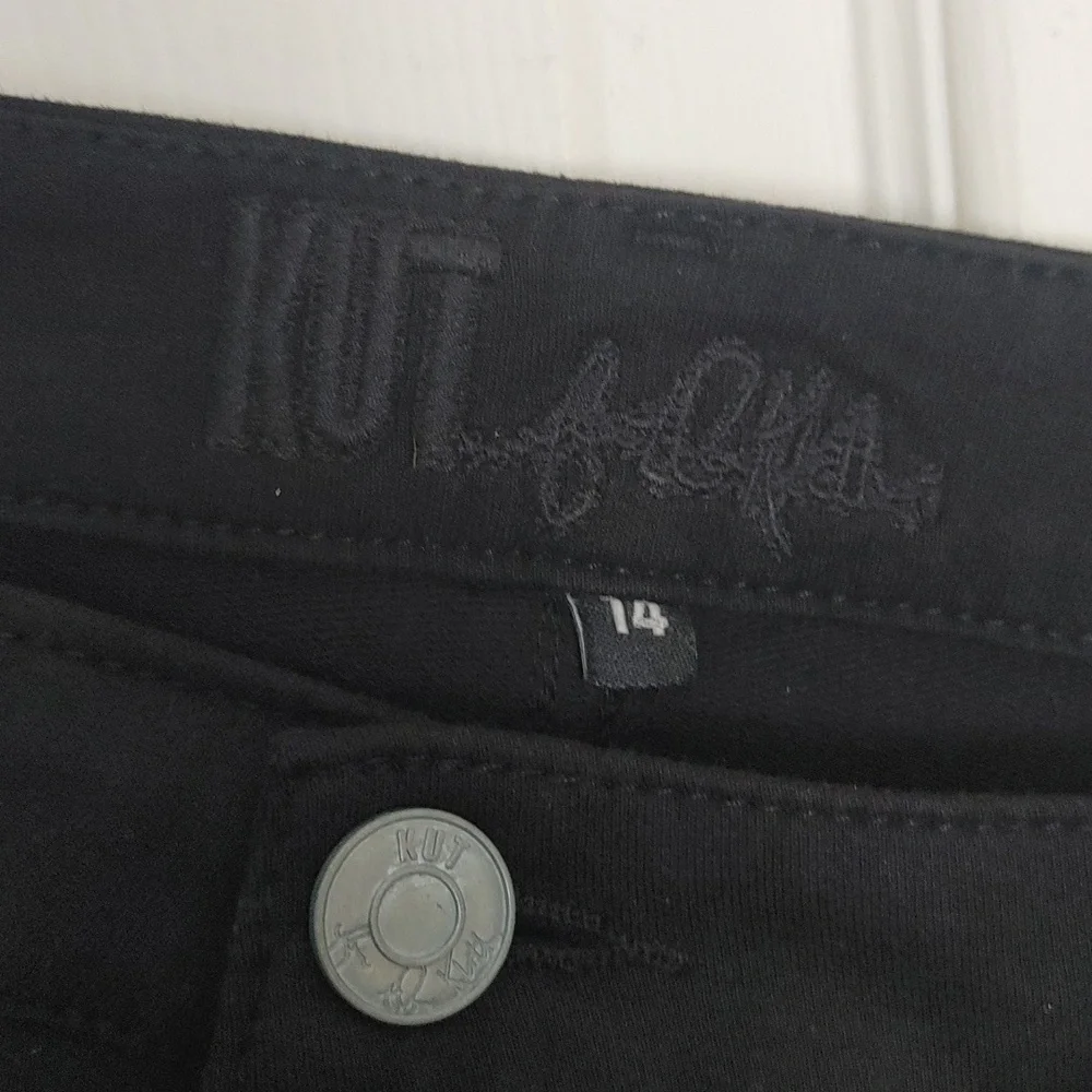 Kut from the Kloth Women's Skinny Jeans - Black - Picture 4 of 6